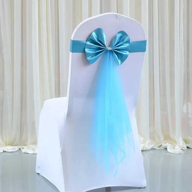 Lazo de Organza para Sillas de Boda