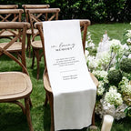 Cartel Personalizado de Recuerdo para Bodas