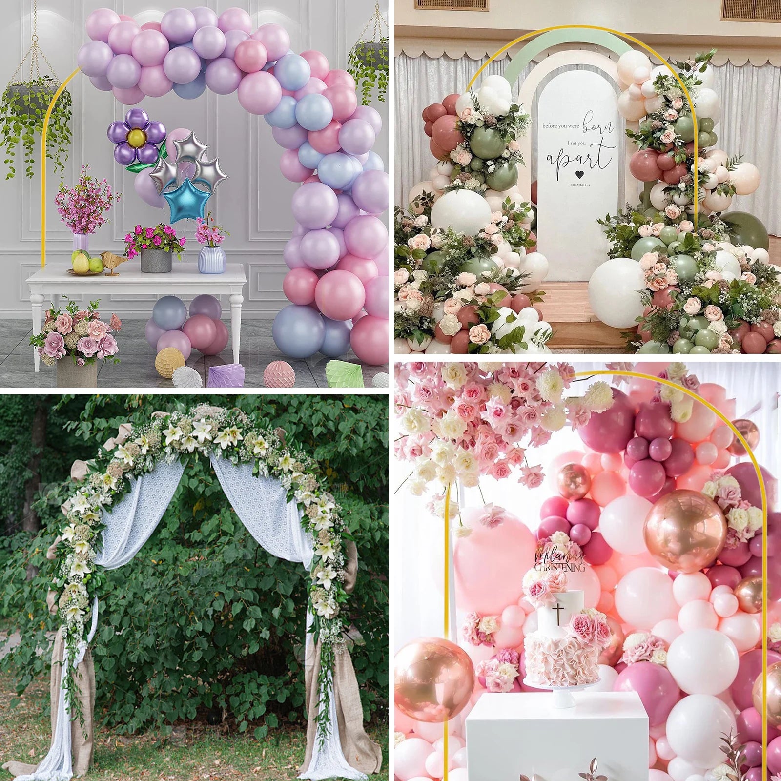 Metal Wedding Arch Stand for Party Backdrops