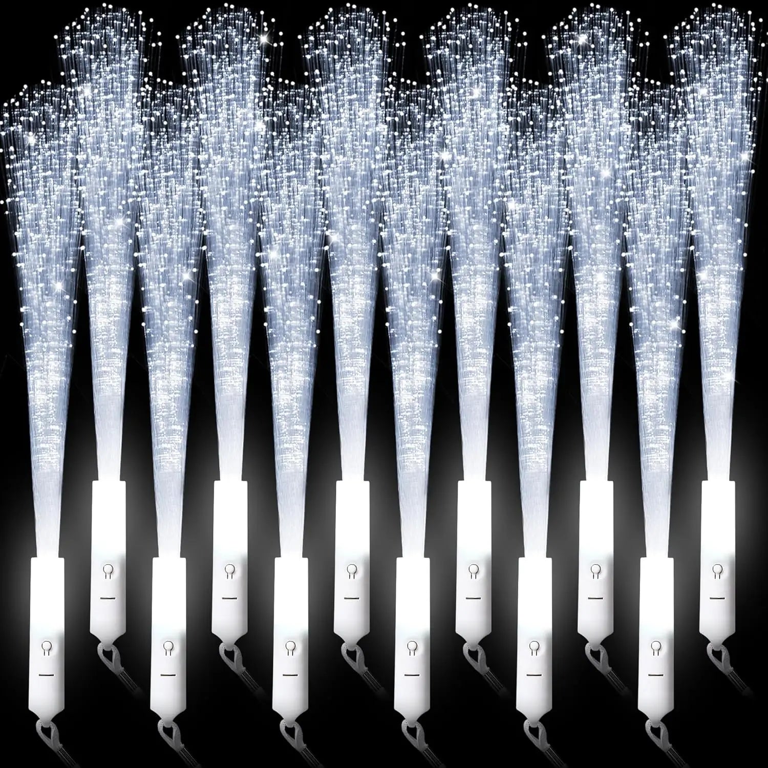 Bastones LED Blancos para Bodas Pack 12-48 Piezas