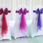 Lazo de Organza para Sillas de Boda