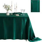 Mantel de Satén Burdeos para Bodas y Eventos