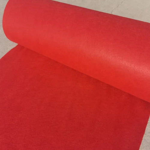 Detalle de la textura de la alfombra roja