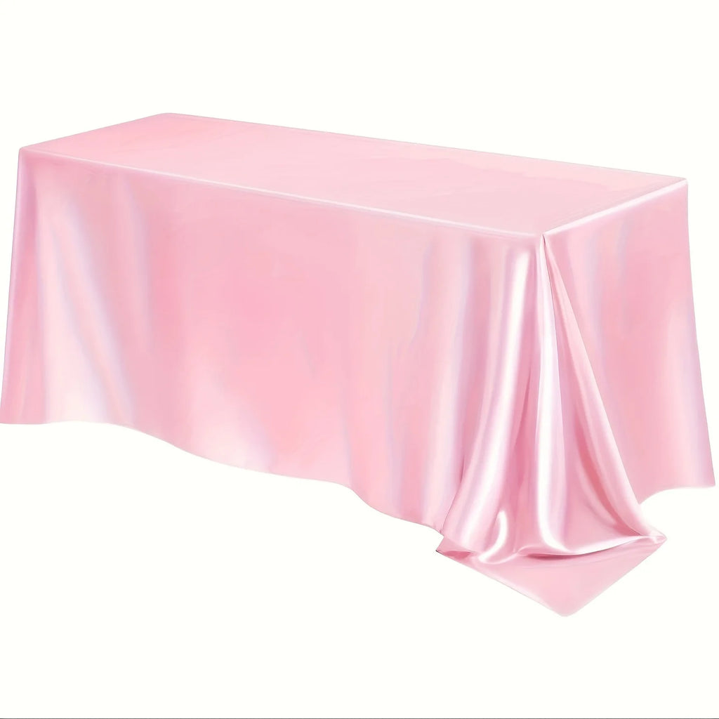 Mantel de Satén Burdeos para Bodas y Eventos