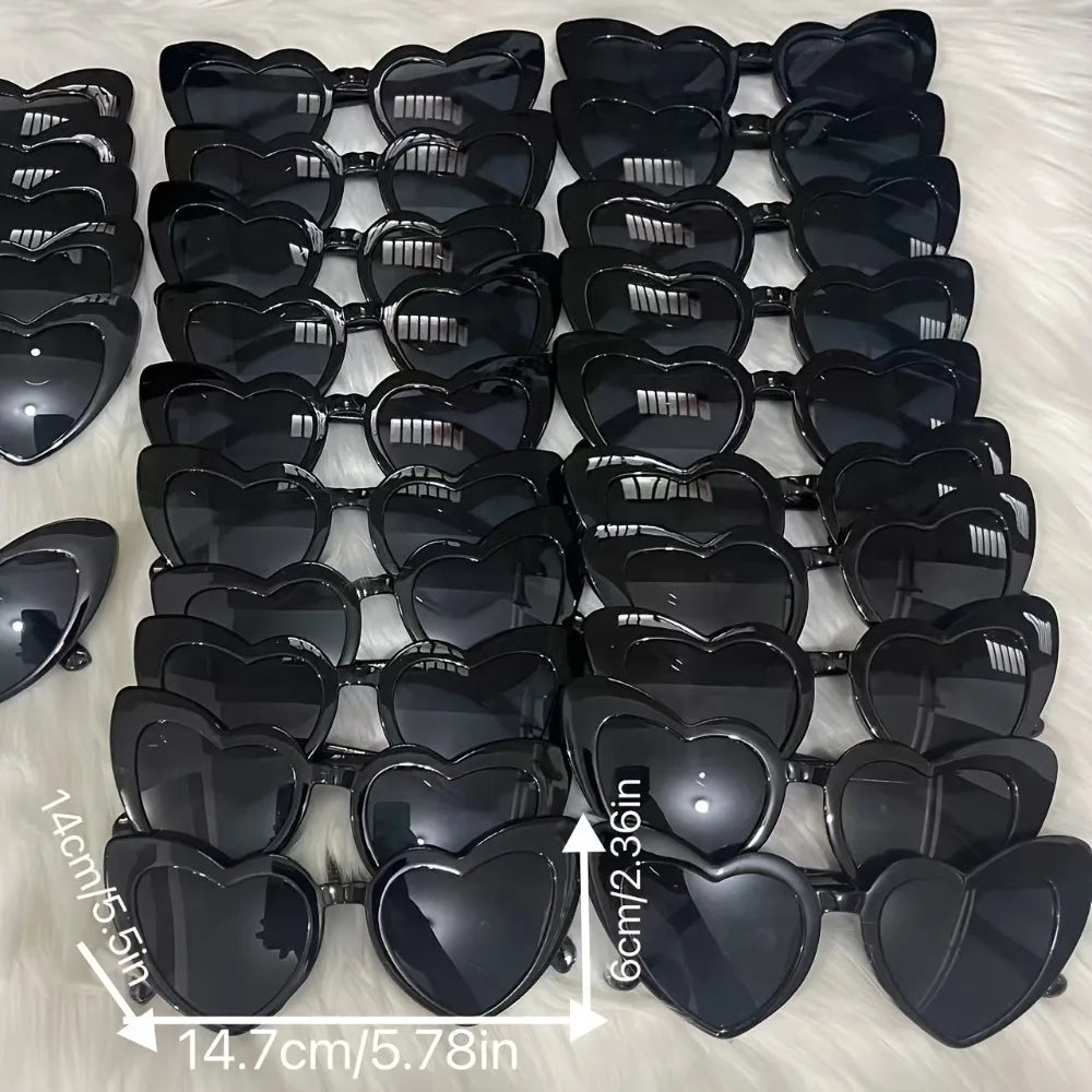 Gafas de Corazón para Bodas y Fiestas