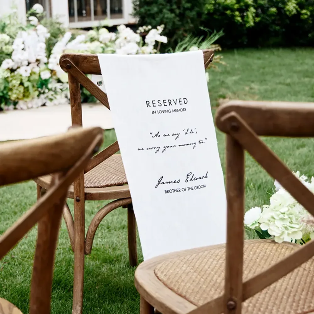 Cartel Personalizado de Recuerdo para Bodas