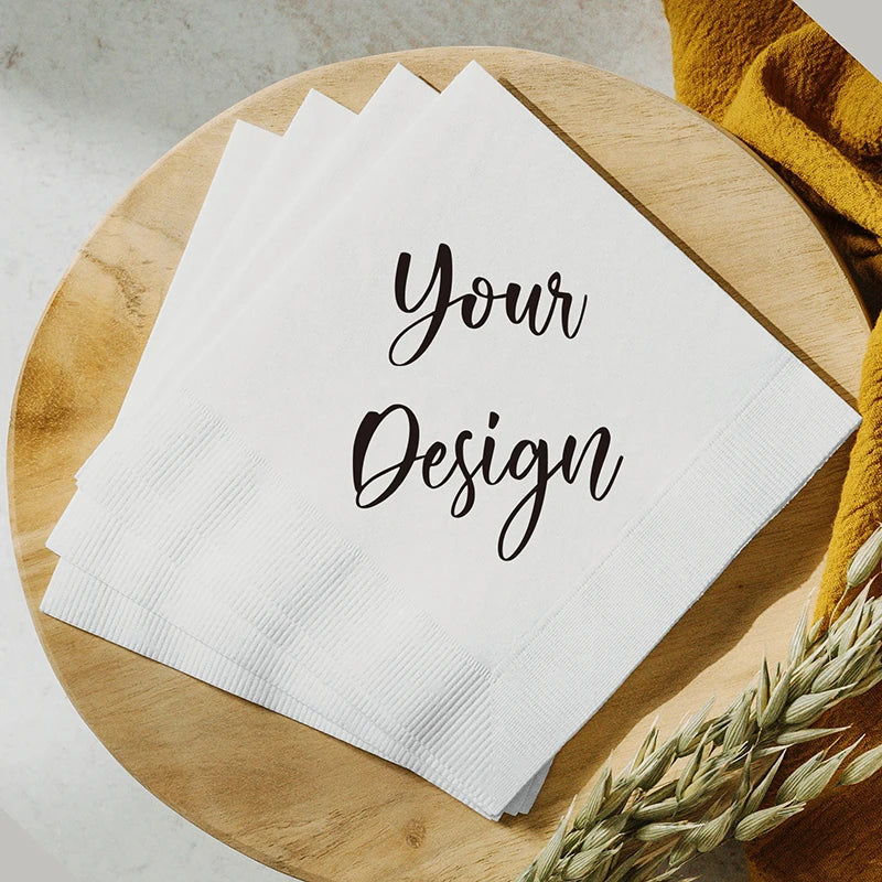 Servilletas de Cóctel Personalizadas Pack de 50