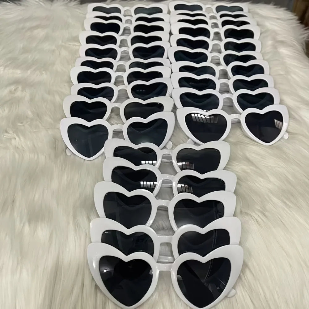 Gafas de Corazón para Bodas y Fiestas