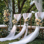 Tela de Gasa para Arcos y Decoración de Bodas