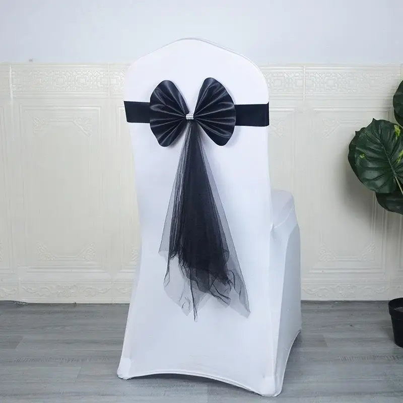 Lazo de Organza para Sillas de Boda