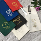 Servilletas Personalizadas para Bodas Pack de 50