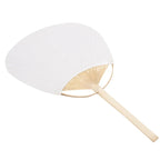 Abanicos de Bambú Blanco
