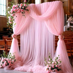 Tela de Tul para Arco y Decoración de Bodas