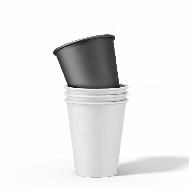 Vasos de papel personalizados con logo para café espresso, degustaciones, eventos corporativos y promociones de marca.