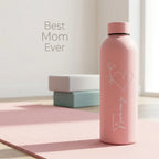 Vaso personalizado de acero inoxidable con nombre y logo grabado para bebidas, ideal para deportes, viajes y actividades al aire libre.