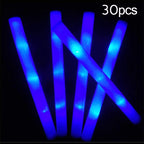 Bastones LED Luminosos para Fiestas 15 o 30 Piezas