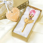 Rosa de Cristal Decorativa con Caja de Regalo