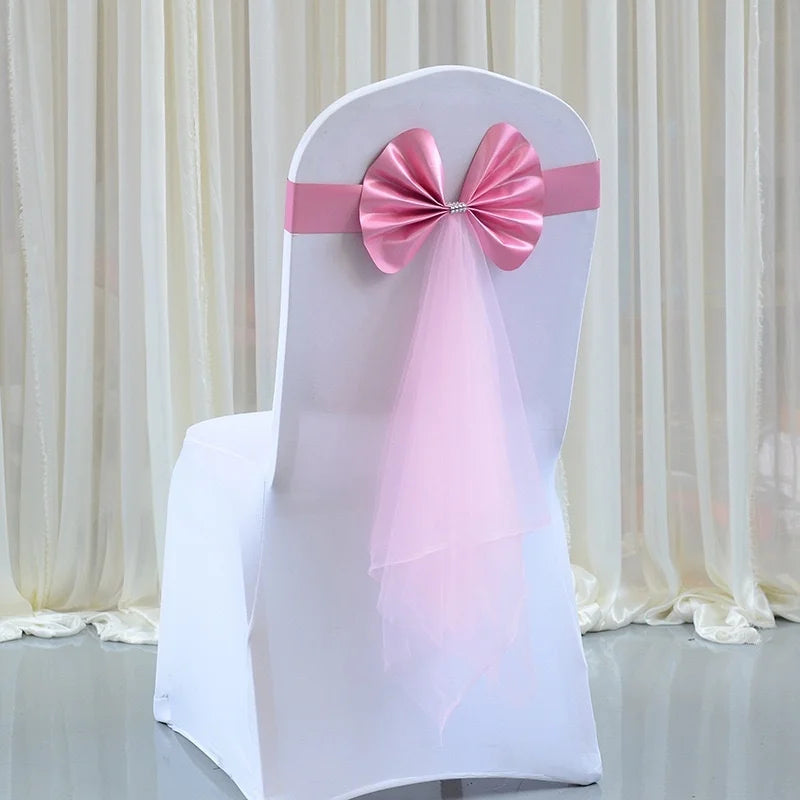 Lazo de Organza para Sillas de Boda
