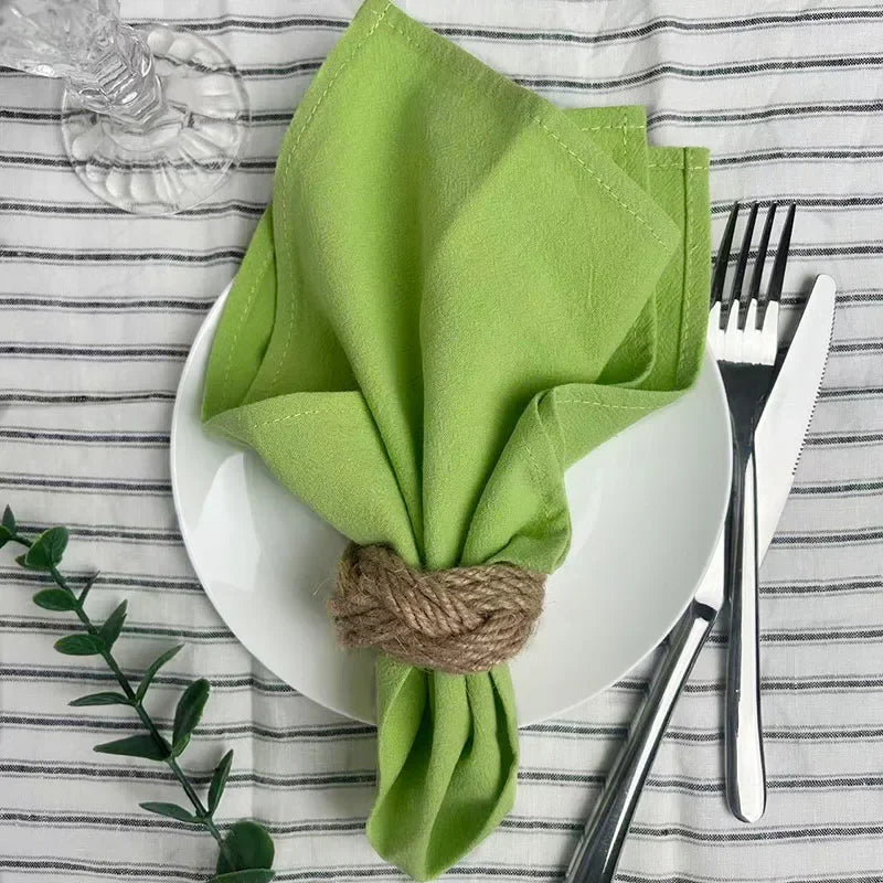 Servilletas de Algodón Reutilizables Pack de 10