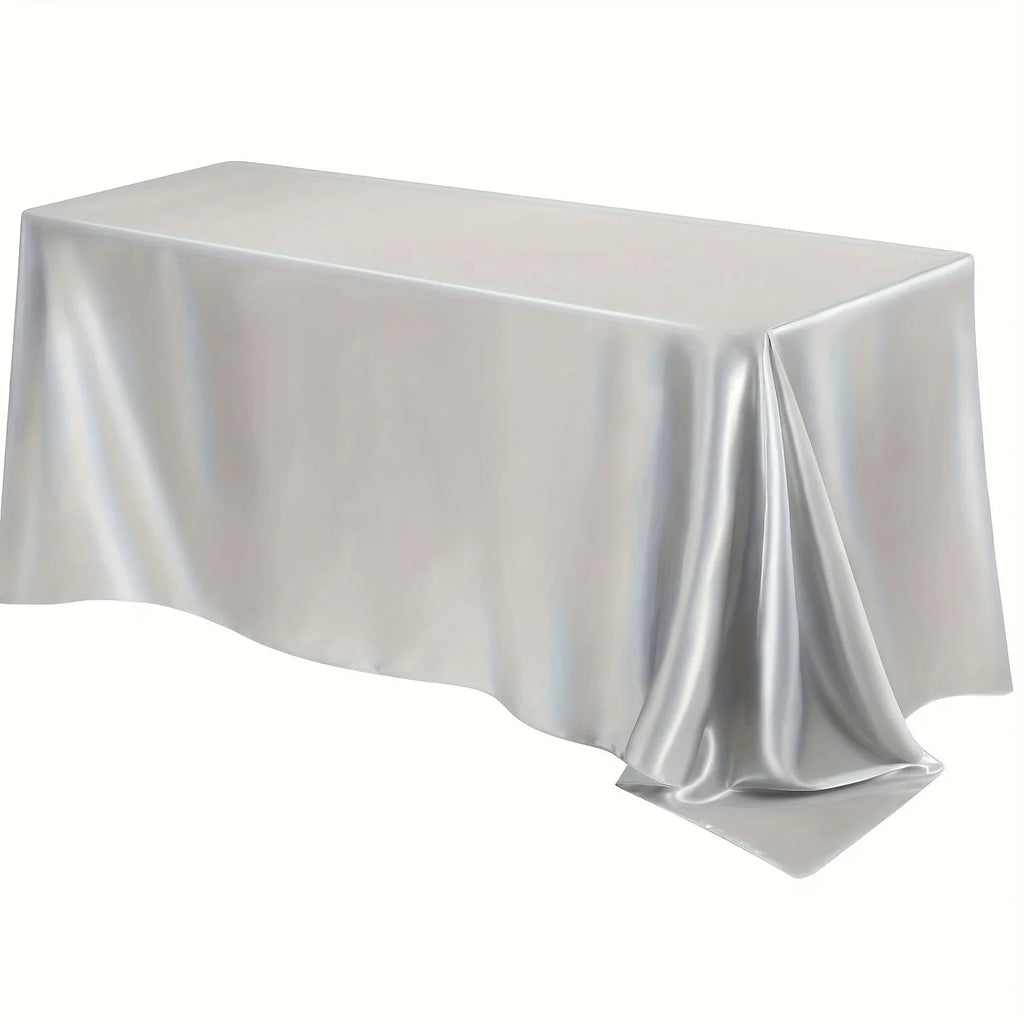 Mantel de Satén Burdeos para Bodas y Eventos