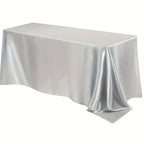 Mantel de Satén Burdeos para Bodas y Eventos