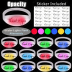 Pulseras LED Activadas por Música
