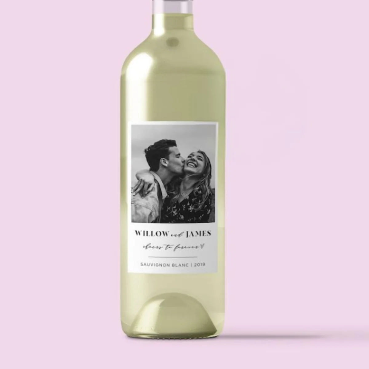 Etiquetas de vino con foto
