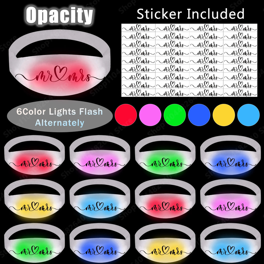 Pulseras LED Activadas por Música