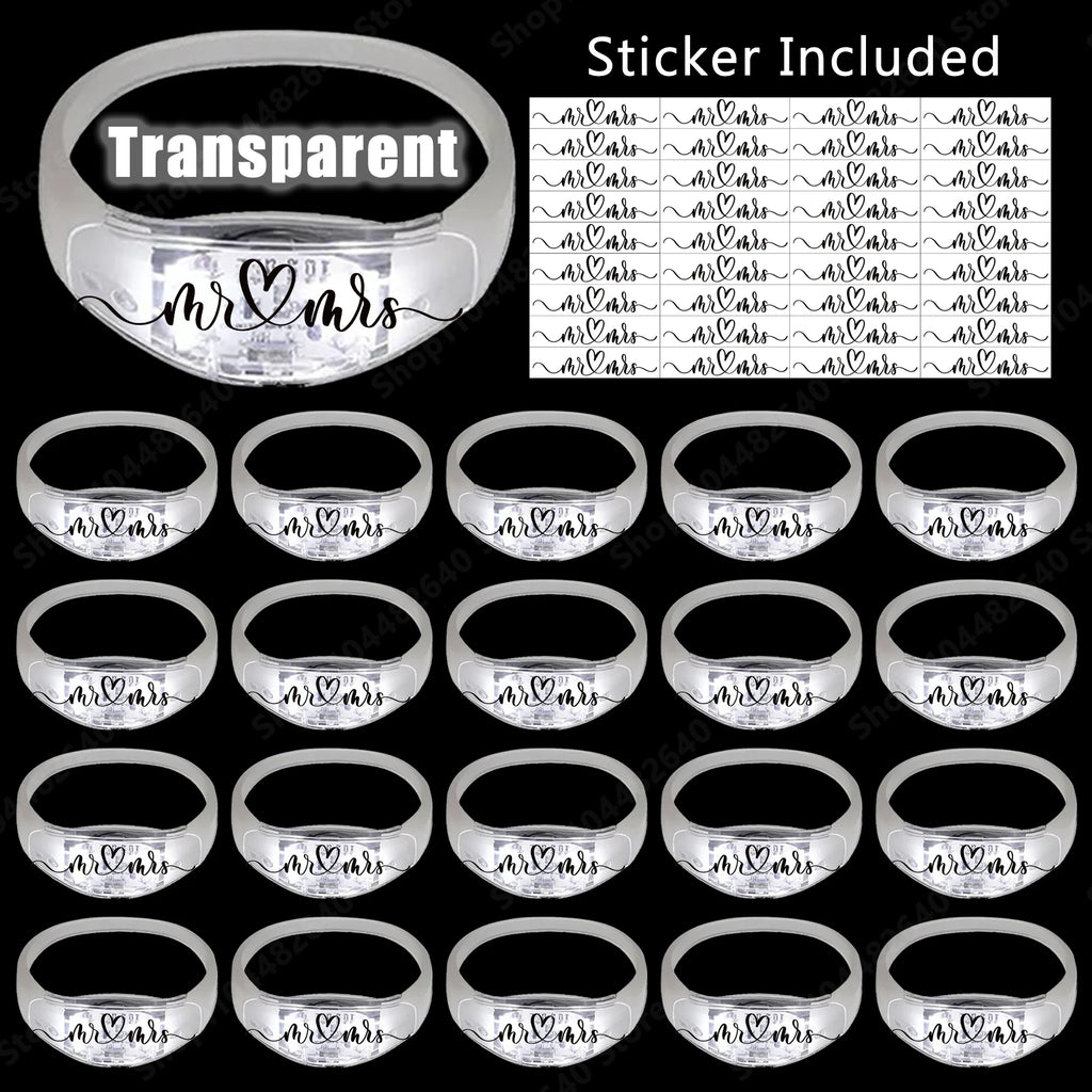 Pulseras LED Activadas por Música