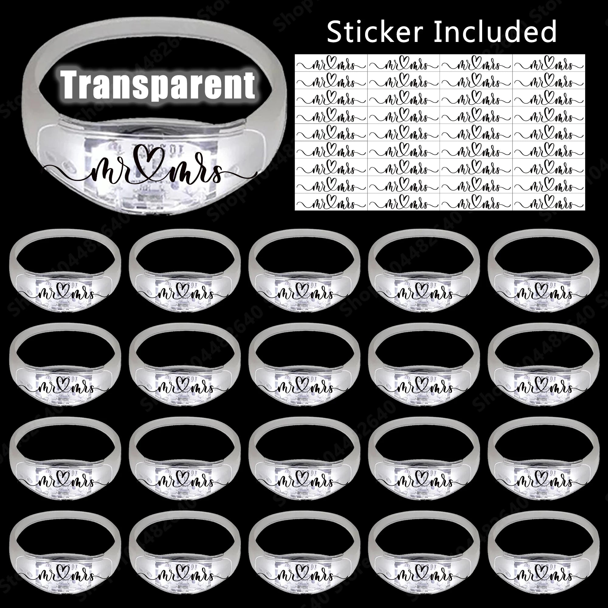 Pulseras LED Activadas por Música