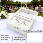 Caja para Anillos de Boda Personalizada