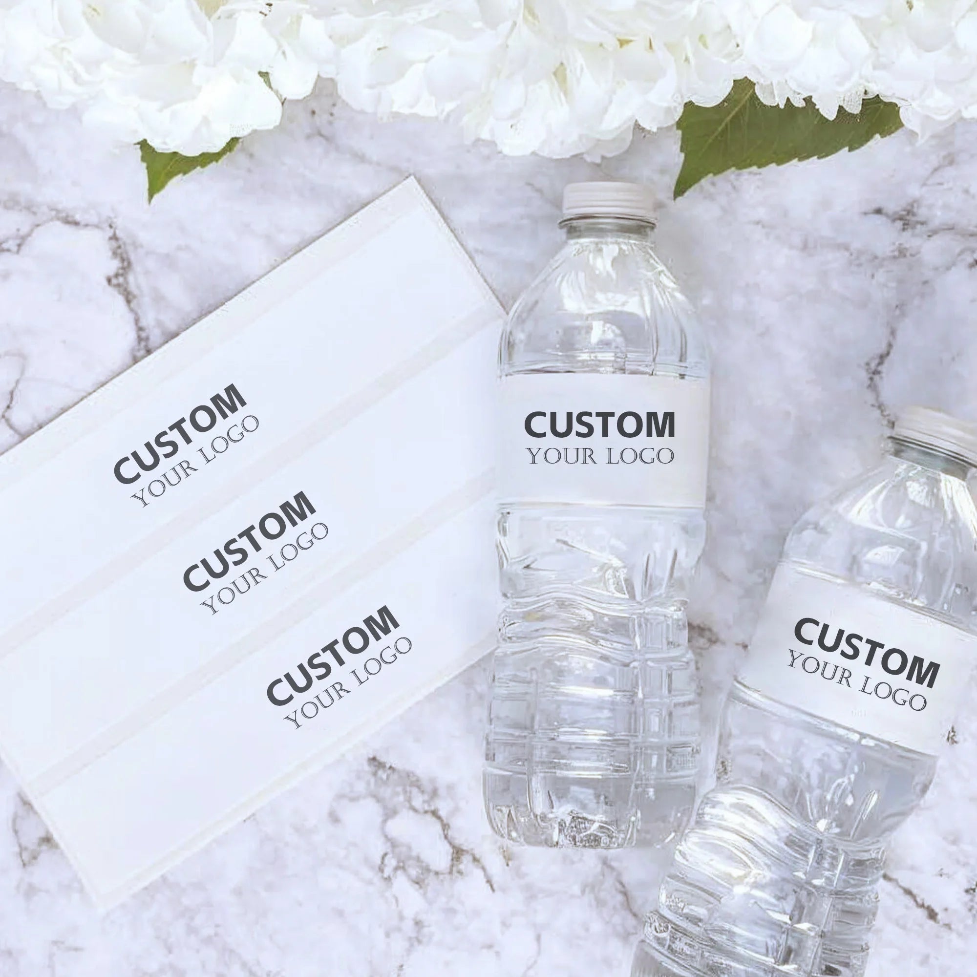 Etiqueta personalizada para botella de agua con foto y nombre, ideal para boda, despedida de soltera, fiesta de bienvenida o celebración especial.