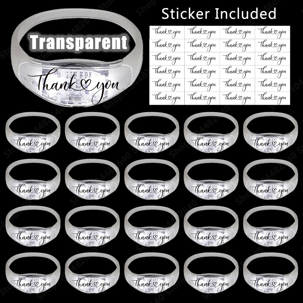 Pulseras LED Activadas por Música