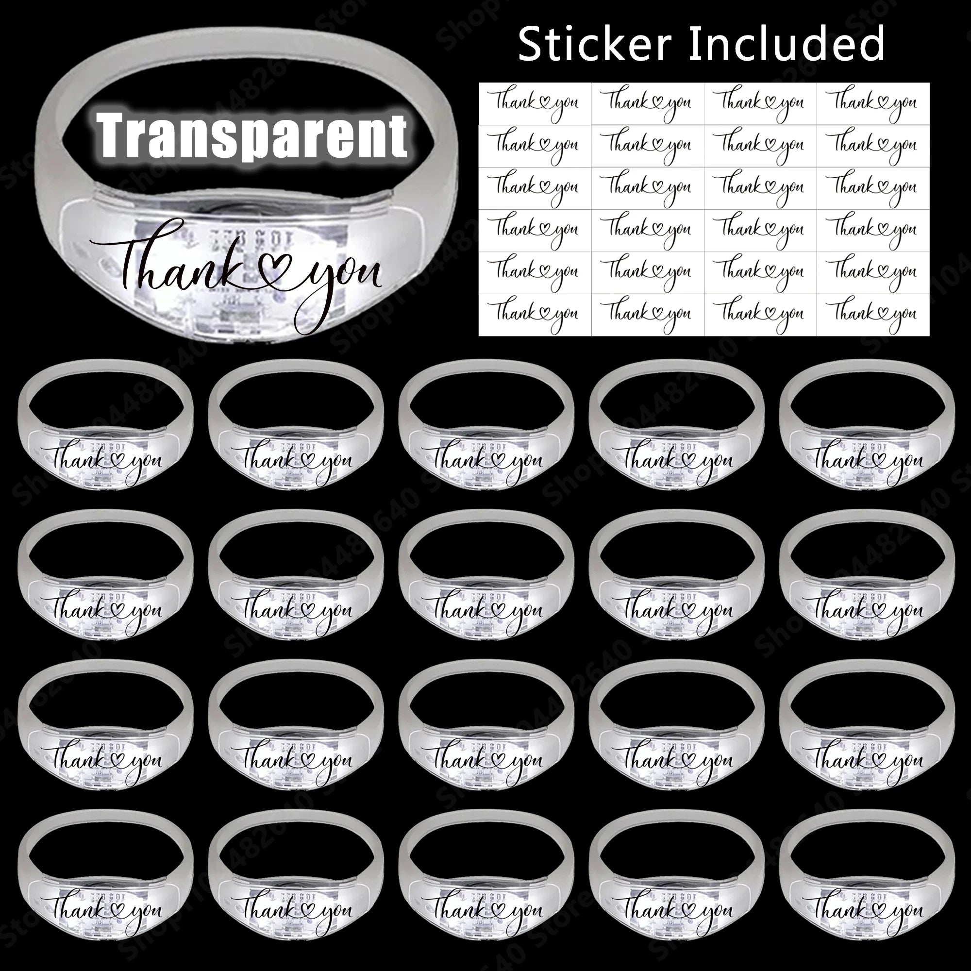 Pulseras LED Activadas por Música