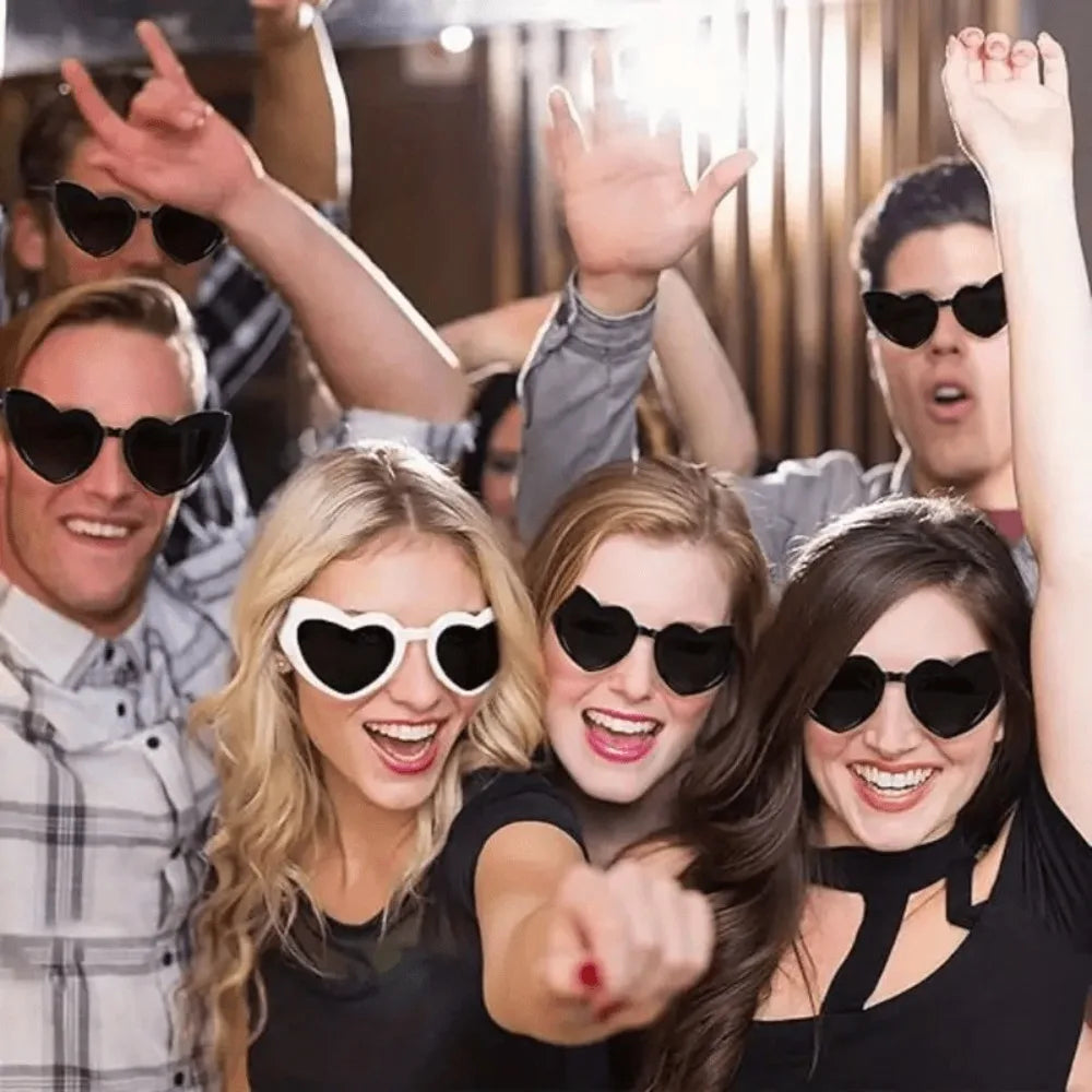 Gafas de Corazón para Bodas y Fiestas