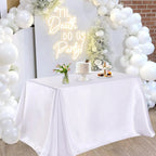 Mantel de Satén Burdeos para Bodas y Eventos