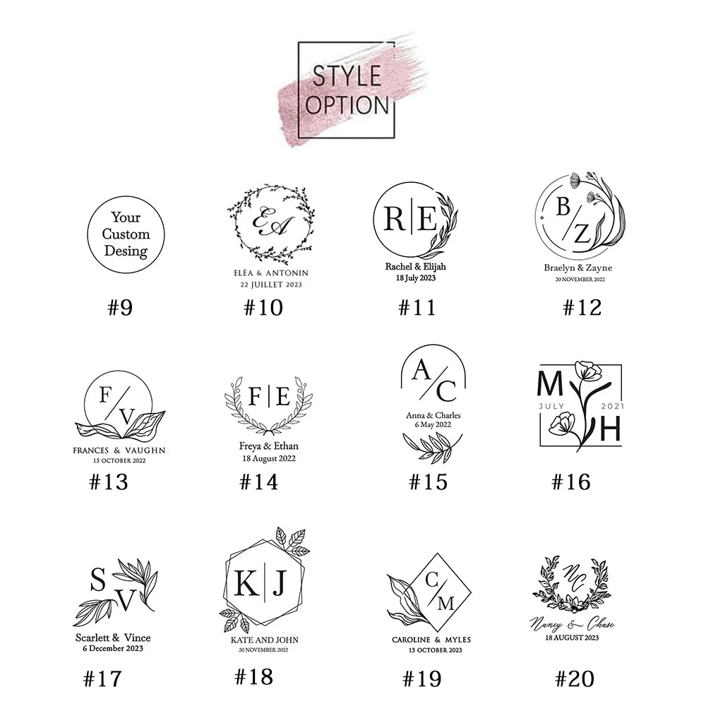 Servilletas Personalizadas para Bodas Pack de 50
