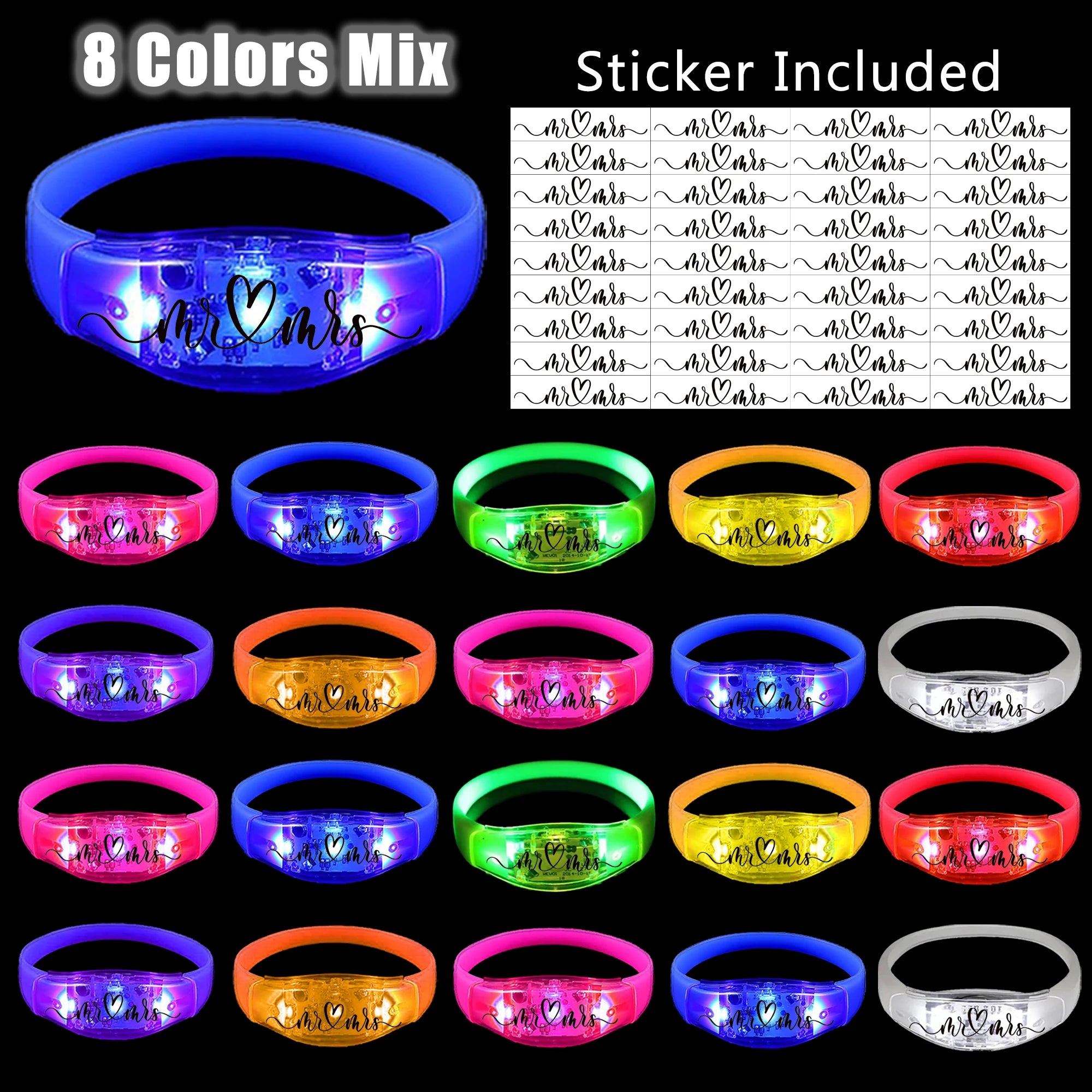 Pulseras LED Activadas por Música