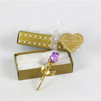 Rosa de Cristal Decorativa con Caja de Regalo