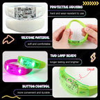 Pulseras LED Activadas por Música