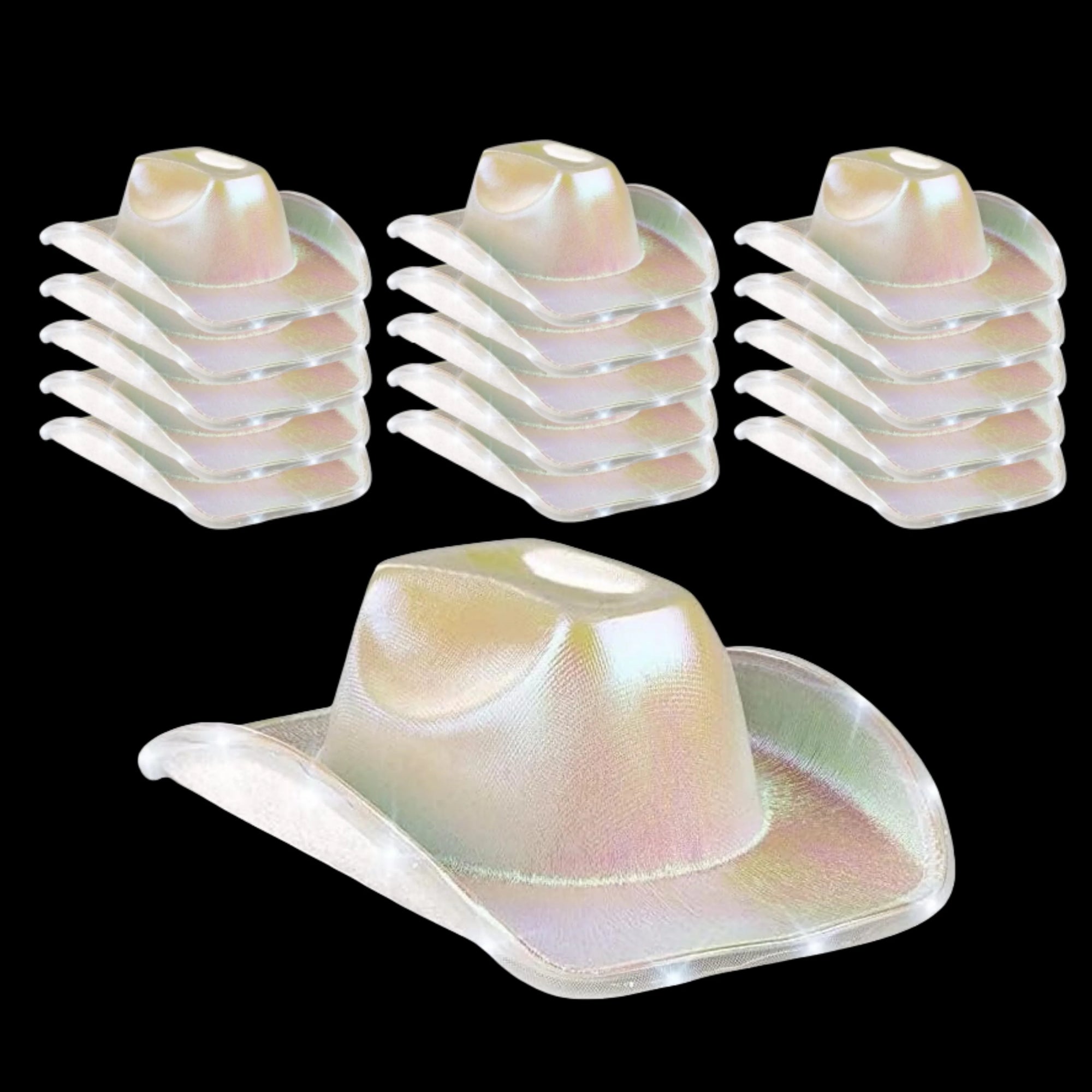 Sombrero de Vaquero LED Brillante