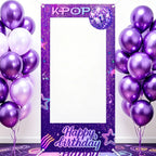 Fondo Kpop para Cumpleaños y Photocall