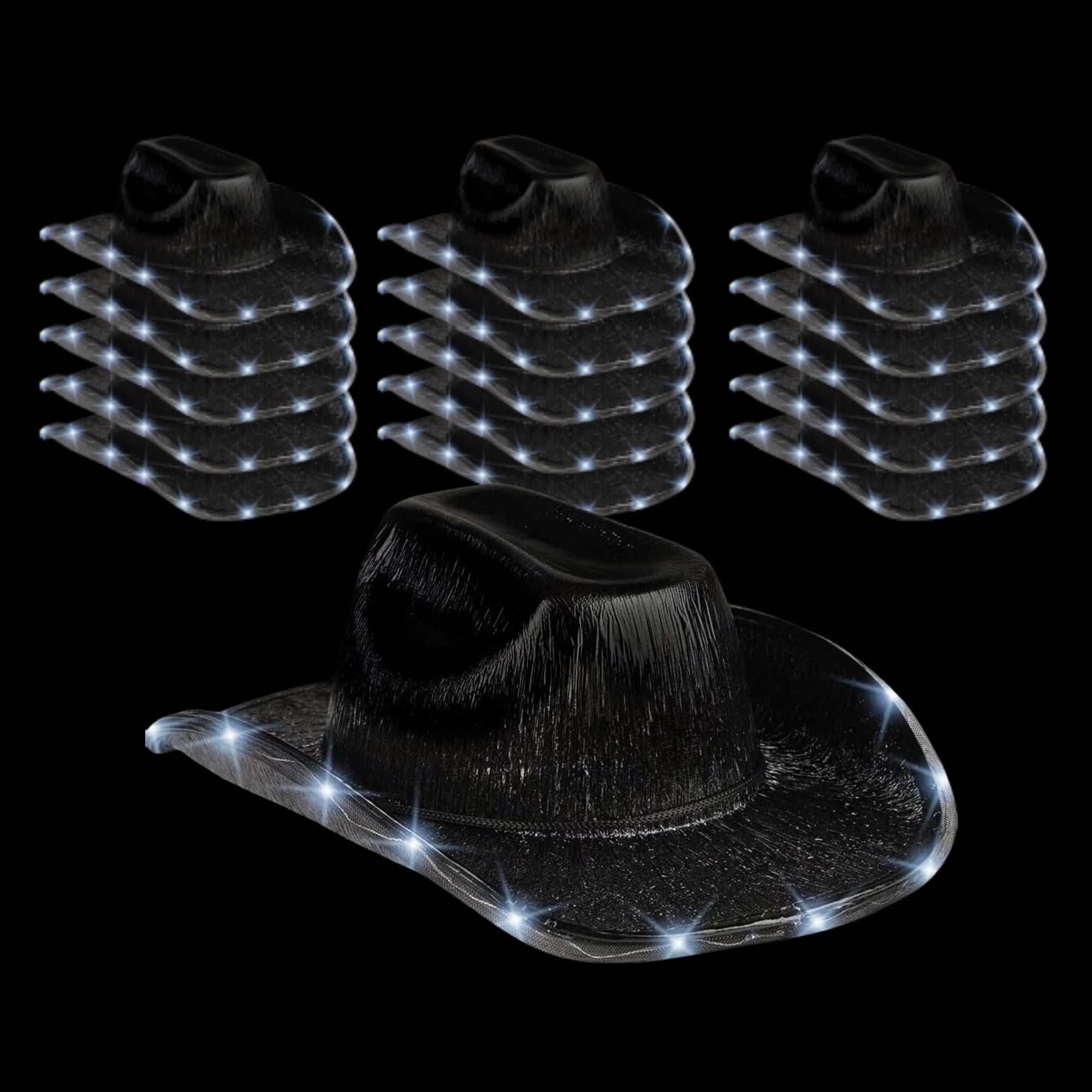 Sombrero de Vaquero LED Brillante