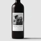 Etiquetas de vino con foto