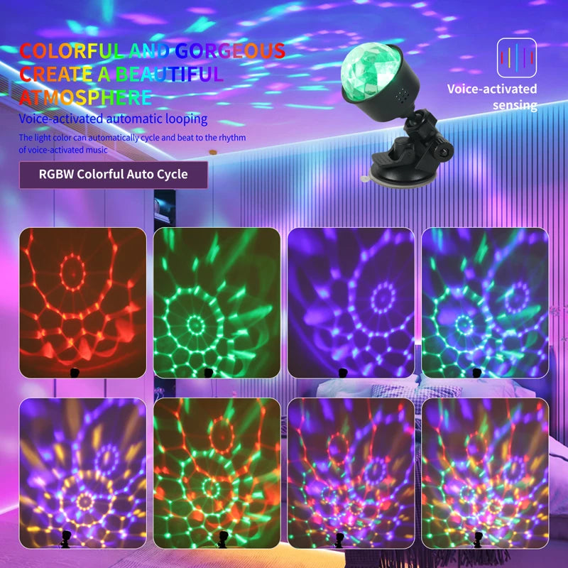 Mando a distancia de la luz disco LED