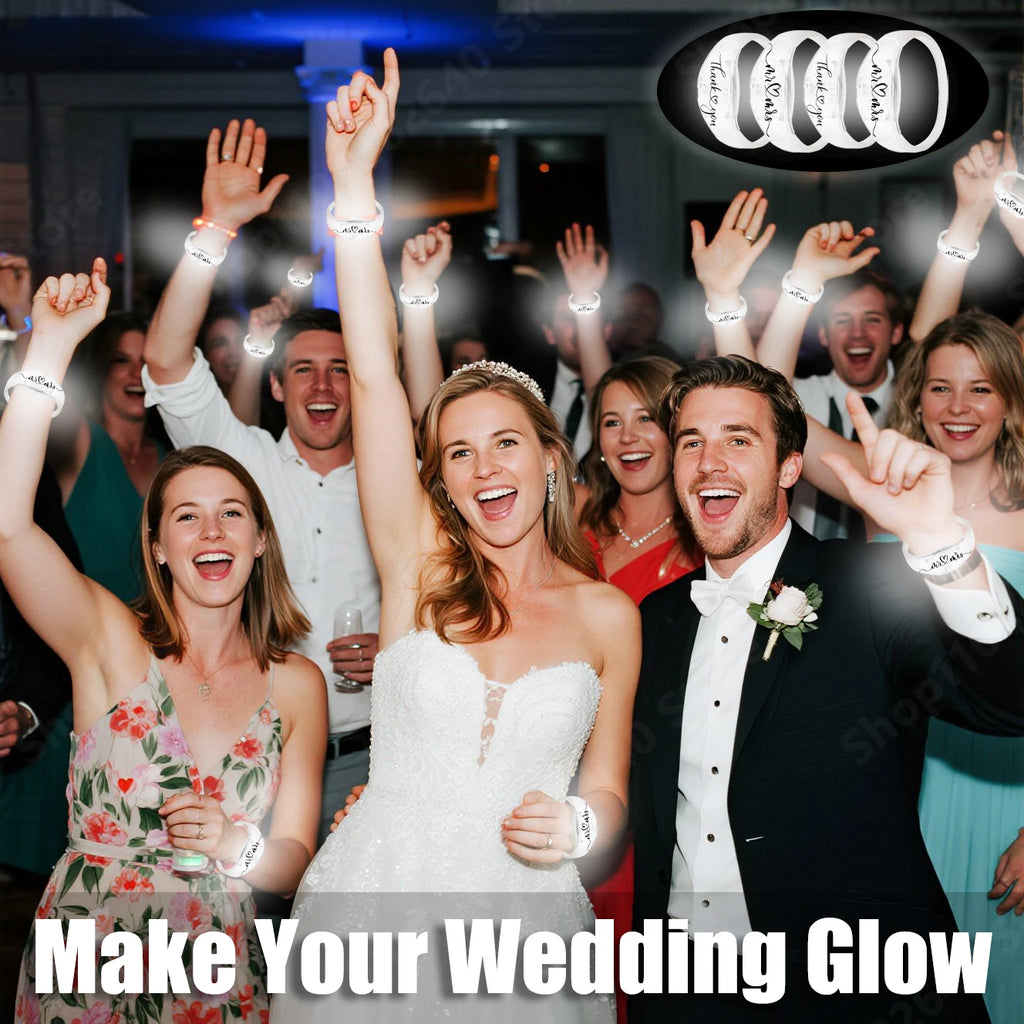 Pulseras LED Activadas por Música
