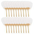 Abanicos de Bambú Blanco