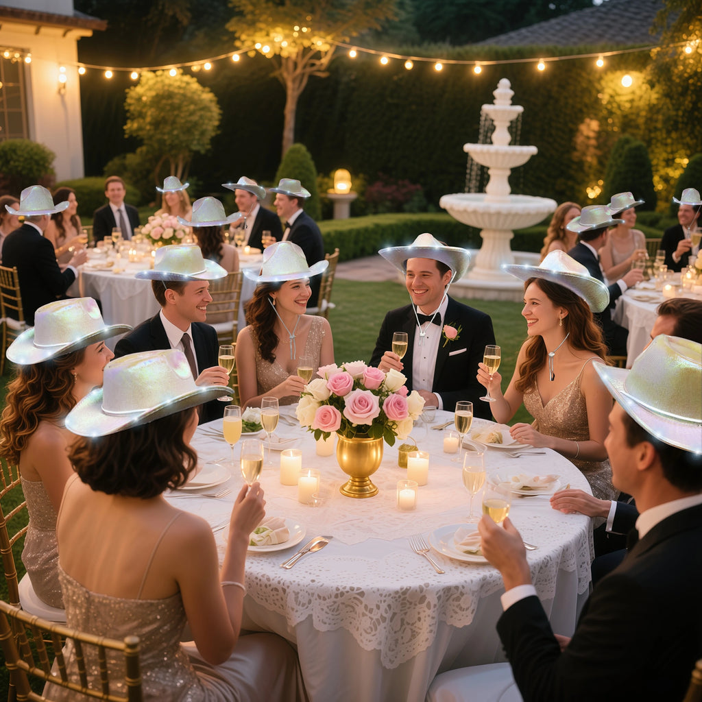 Sombrero de Vaquero LED Brillante