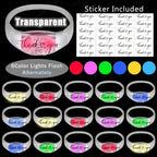Pulseras LED Activadas por Música