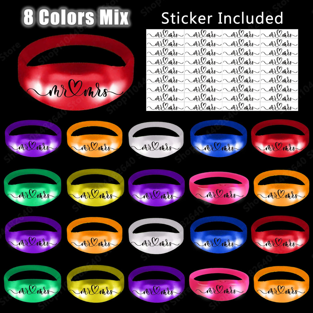 Pulseras LED Activadas por Música
